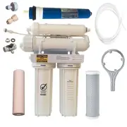 75GPD Reverse Osmosis Water Filters Marine Fish RO DI Resin Filter PRO-4-D BOTH
