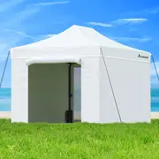3x4.5m Gazebo ALFORDSON Pop Up Marquee Side Wall Portable White
