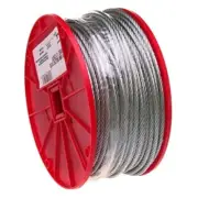 Campbell 7000827 1/4" X 250' Galvanized Cable Reel
