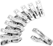60 Pcs Garden Clips for Netting & Greenhouse, Stainless Steel, Strong Grip