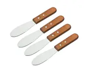 4pcs Butter Spreader Knives,Stainless Steel Straight Edge Wide Butter Spreader Knives Set