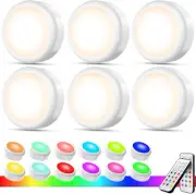 Push Lights with Remote Puck Lighting Battery Operated Tap Lights Button Stick o