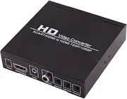 NK-8S SCART + HDMI to HDMI 720P / 1080P HD Video Converter Adapter Scaler Box