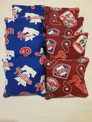 8 Cornhole Bag Set Corn Hole Philadelphia Phillies