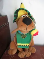 Scooby-Doo 14" Mexican theme Scooby Plush with Sombrero & Maracas with tag