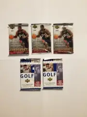 UPPER DECK 2006-2007 BASKETBALL NBA HARDCOURT 3 HOBBY PACKS, LEBRON JAMES+ BONUS