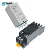 DC 12V 8 Pins DPDT H3Y-2 0-30 Minutes Delay Power On Timer Time Relay w Base