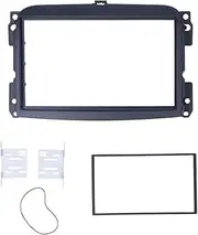 Car in-Dash Frames 2Din Car Stereo Radio Fascia DVD Audio Navigation Panel Frame Trim Fit for Fiat 500L 2012 2013 2014 2015 Car Radio Frame
