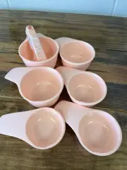 NEW Tupperware 6 Piece Measuring Cup Set And Spoons .Sweet Morning 12 Piece Set