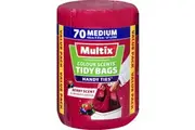 Multix Colour Scents Tidy Bags Medium Berry Scent 70 pack