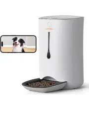 Automatic Timer Pet Feeder Dog & Cat Smart 5G WiFi Camera & Voice 7 L - White