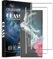 [2 Pack] Screen Protector for Samsung Galaxy S22 Ultra 5G, Support Fingerprint Tempered Glass Screen Protector [Case Friendly] [Easy Installation]