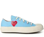 COMME DES GARCONS PLAY x CONVERSE CHUCK 70 OX SNEAKERS WOMEN SHOES 168303C