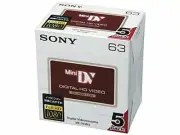 SONY 5DVM63HD Genuine Camcorder Tapes Sony Mini DV Minidv DVC DVI