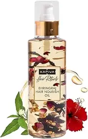 Kapiva Bhringraj Hair Nourishing Oil (200 ml) 100% Ayurvedic, Voluminous Hair Within 90 Days, Provides Hair Nourishment
