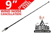 9" Black Spring Stainless AM/FM Antenna Mast Fits: 1999-2005 Hyundai Sonata (for: Hyundai)