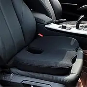 FOUNDCOOL Memory Foam Seat Cushion, Office Chair Cushion, Back Coccyx Tailbone Pressure Pain Relief Sciatica Orthopedic Cushion Pad for Car Seat Desk Chair Wheelchair Support Pillow