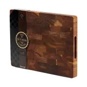 Baccarat Butchers Corner Acacia Timber End Grain Board