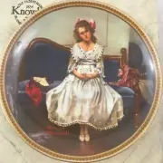 Knowles Norman Rockwell's Rediscovered Women Plate "Waiting at the Dance" #5