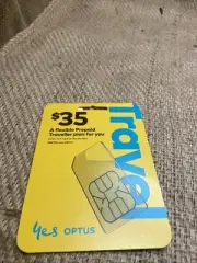 1pcs Optus Prepaid Mobile Phone 4G 5G SIM Card, Australian $35 With 60gb