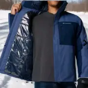 Columbia Mens Tipton Peak OMNI HEAT INSULATED WATERPROOF Omni Tech JACKET Sz 1X