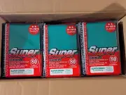 KMC Card Barrier Super Green Sleeves Case 30 packs of 80 2400 Sleeves