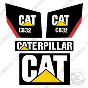 Fits Caterpillar CB32 Utility Compactor Decal Kit Equipment Decals