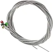 GOOHOCHY 4-string Bass Stainless Steel Strings by High Durability Thin Balanced Suitable for All Levels
