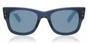 Ray-Ban RB0840S Mega Wayfarer 6638O4 Men's Sunglasses Blue Size 51