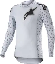 Alpinestars Supertech North Motocross Jersey, grey, Size XL for Men