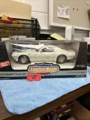 ERTL 1973 Pontiac Firebird Trans AM 1:18 Scale White Diecast American Muscle Car