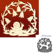 Snail Flowers Metal Cutting Dies Cut Die Decoration Scrapbook Craft Card Making