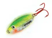 Northland Tackle BRS6-20 Buck Shot Rattle Spoon Super Glo Perch Ice Lure 1/2 oz