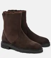 [Manolo Blahnik] Manolo Blahnik Tomosa suede ankle boots AU 5 brown