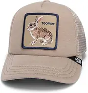 [Goorin Bros.] The Farm Unisex Kids Trucker Hat, Tan (OK Zoomer), One Size, Tan, One Size