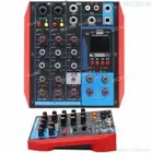 MG4 USB 4 Ch Audio Mixer Portable Bluetooth Mixing Console Computer Live Stage