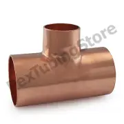 (10) 1-1/2" x 1-1/2" x 1" Copper Tees