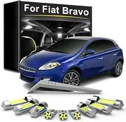 LED Interior Dome Trunk Light Lamp Kit, For Fiat Bravo I II 1 2 182 198 1995-2018 Vehicle Car Lighting Accessories