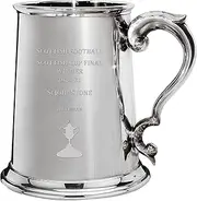 I LUV LTD 1 Pint Tankard for St Johnstone FC 2020-21 Scottish Cup Final Winner Pewter Beer Mug Football Fan Trophies Memorabilia Mens Birthday Personalised Gifts