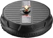 VEVOR Universal 15" Pressure Washer Surface Cleaner, Pressure Washer Attachment 4000 Max PSI, 1/4" Quick-Connect Connector Concrete Cleaner, Heavy Duty Power Washer for Floor Driveway, Patio,Sidewalk