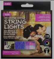 Itek Decorative Curtain String Lights