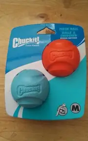 Chuckit Fetch Ball 2 Pack Medium Dogs