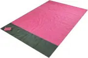 55×79 in Waterproof Picnic Blanket Lightweight Beach Blanket with Bag Sandproof