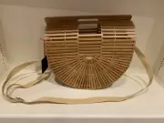 CYNTHIA ROWLEY WOODEN HANDBAG NEW!!