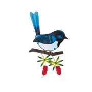 Blue Wren Decorative Wall Art