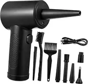 Angoily Cordless Duster Blower Electric Air Duster Cleaner Compressed for Pc Keyboard Electronics