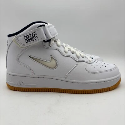 Nike Air Force 1 Mid QS Jewel NYC White Shoes Size M8/W9.5 Unisex DH5622-100