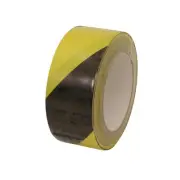 JVCC Hazard Warning Tape (HZ-8): 2 in. x 36 yds. (Black/Yellow stripes)