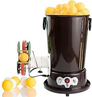 Automatic Ping Pong Robot Trainer, Table Tennis Robot Ping Pong Ball Machine for Training, Ping Pong Ball Launcher Training Machine, 4-40M/S Ball Speed for Home School Practicing