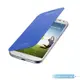 Samsung三星 原廠Galaxy S4 i9500專用 側翻式皮套 /翻蓋書本式保護套 /摺疊翻頁 - 藍色